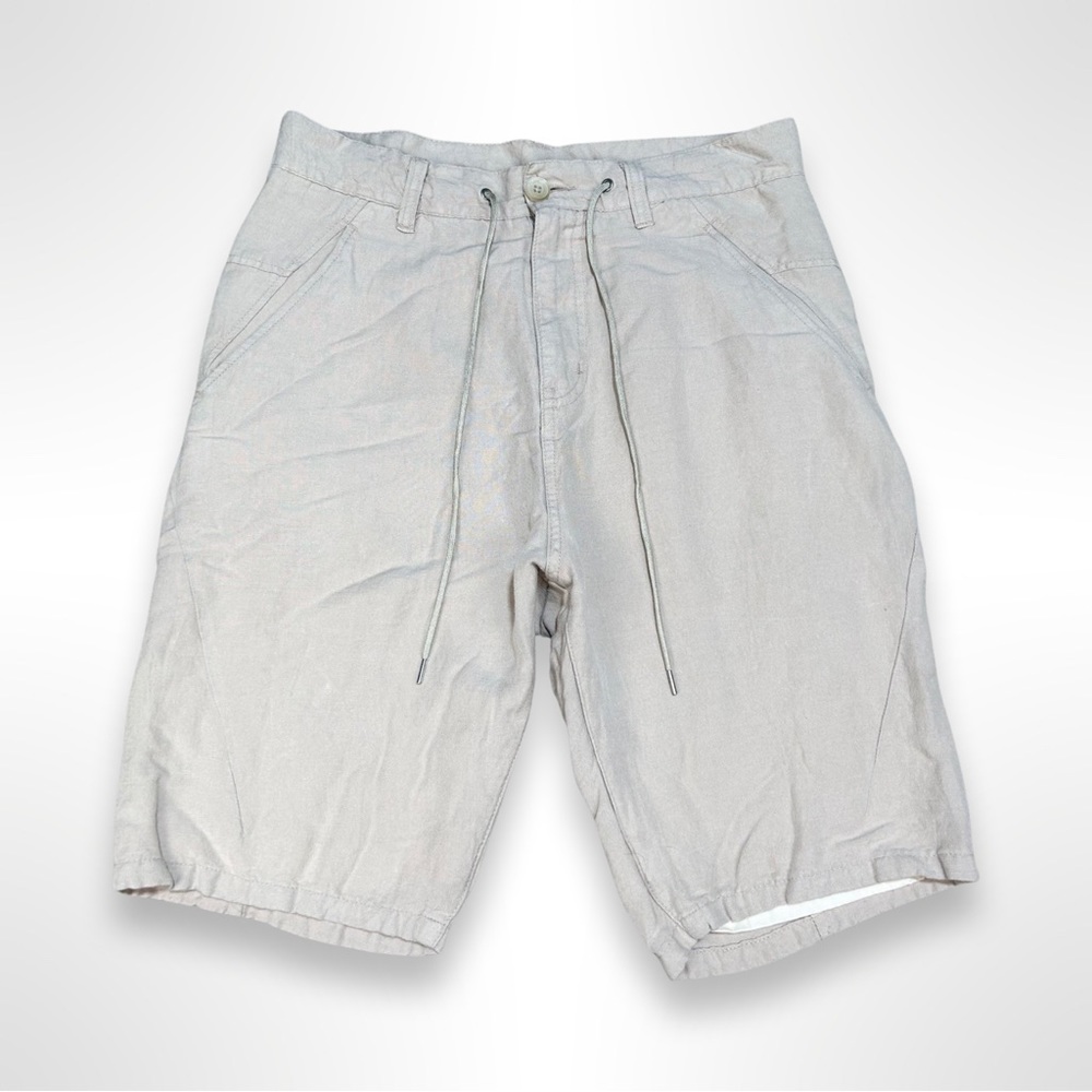 TORNADO MART JAPAN Y2K linen drawstrings shorts